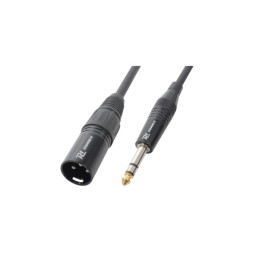 AG7078 Cable XLR Male – 6.3 Stereo Jack 3,0m | Disalvatoremusicstor...