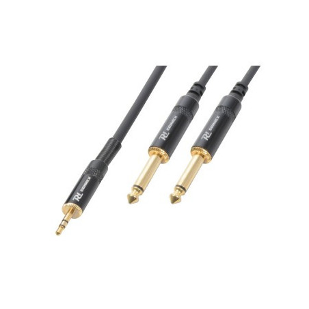 AG7131 Cable 3.5 Stereo Jack – 2x 6.3 Mono Jack 1,5m | Disalvatorem...