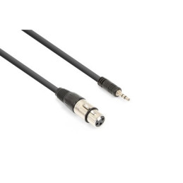 AG7748 Cable XLR Female-3.5 Stereo (0.5m) | Disalvatoremusicstore.it