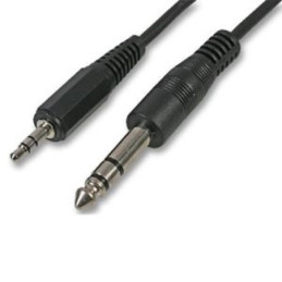 AG7766 Cable 3.5mm Stereo - 6.3mm Stereo 3m | Disalvatoremusicstore.it
