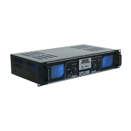 AG8772 SPL 1000MP3 Amplifier blue LED + EQ Black | Disalvatoremusic...