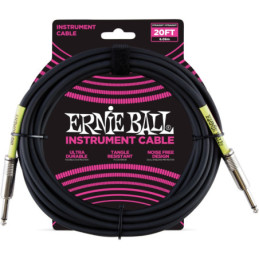 ERNIE BALL 6046 Cavo PVC Black 6 m | Disalvatoremusicstore.it