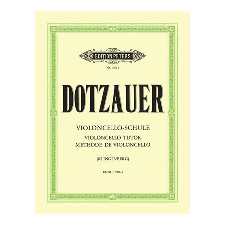 Violoncelloschule 1 Di Friedrich Dotzauer | Disalvatoremusicstore.it