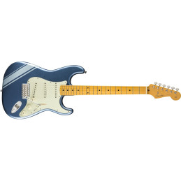 Traditional 50s Strat manico acero placid blue con strisce | Disalv...