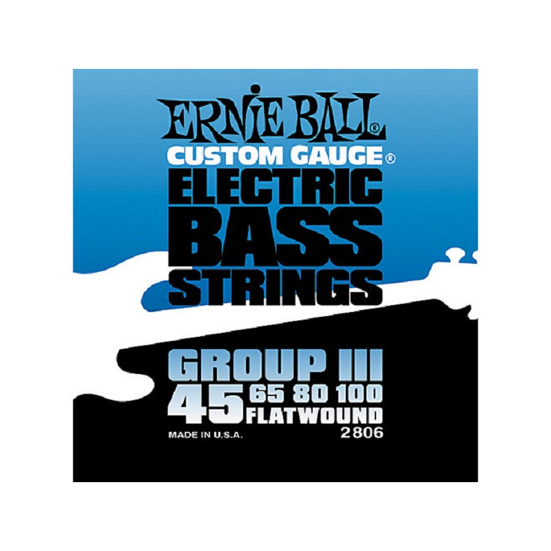 ERNIE BALL 2806 - Group III Flatwound | Disalvatoremusicstore.it