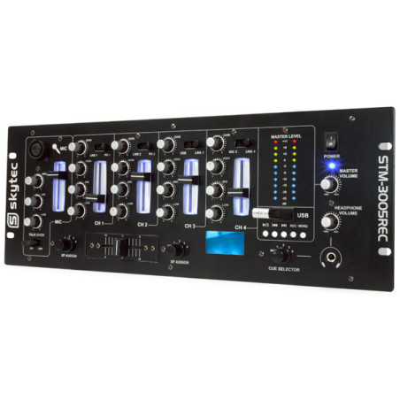 STM-3005REC Mixer 4 CANALI EQ USB/MP3 Record | Disalvatoremusicstor...