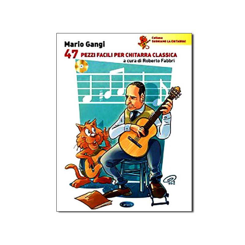 GANGI 47 pezzi facili per chitarra classica | Disalvatoremusicstore.it