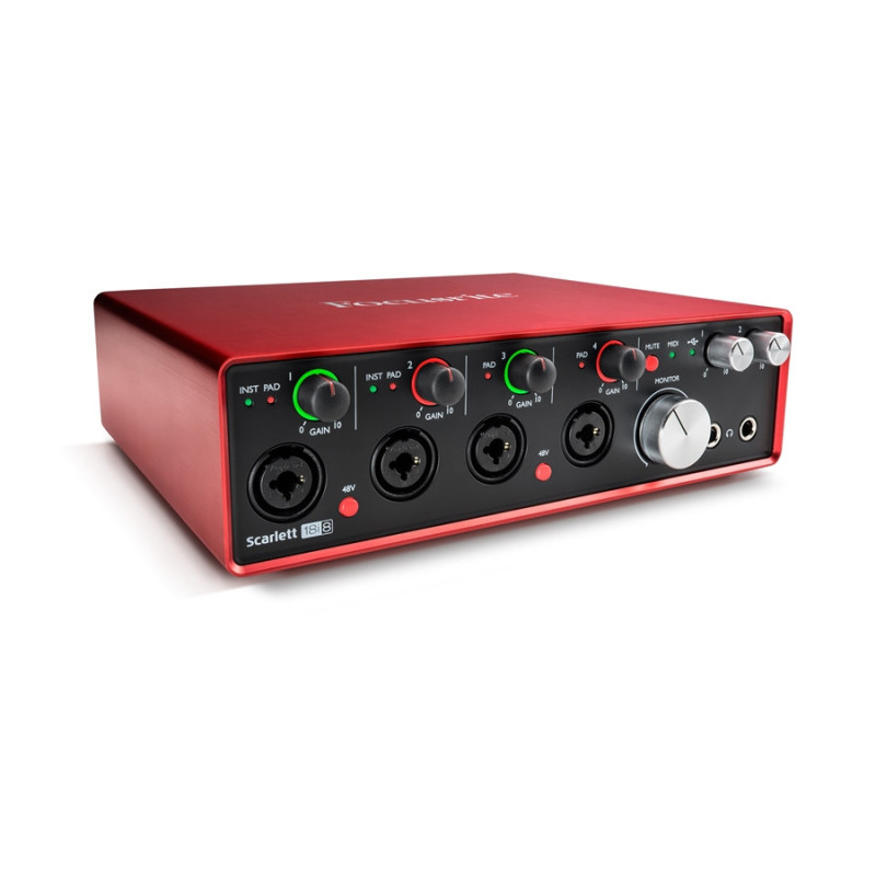 FOCUSRITE SCARLETT 18I8 II | Disalvatoremusicstore.it