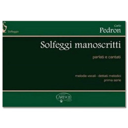 Pedron 2 Solfeggi Manoscritti | Disalvatoremusicstore.it