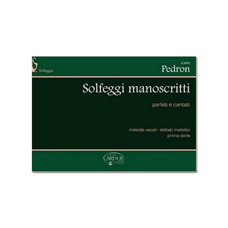 Pedron 2 Solfeggi Manoscritti | Disalvatoremusicstore.it