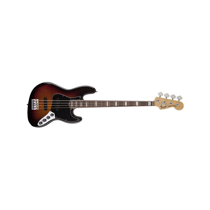 American Deluxe Jazz Bass® Rosewood Fingerboard, 3-Color Sunburst |...