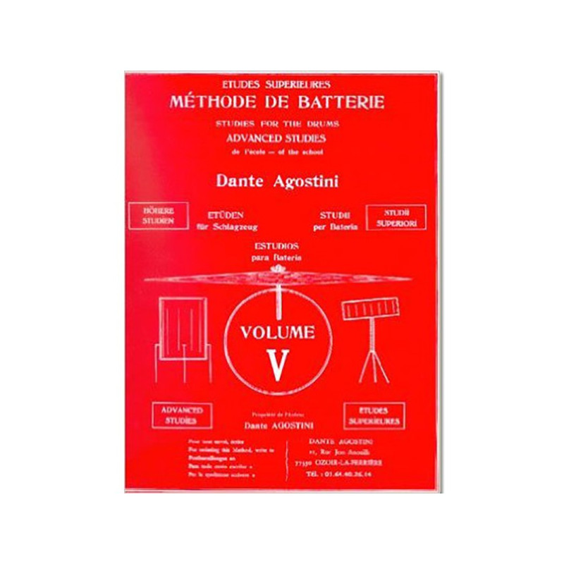 Dante Agostini Méthode de Batterie - Volume 5 | Disalvatoremusicsto...