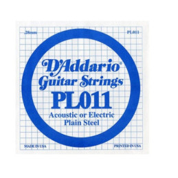 SINGL PLAIN STEEL 011 | Disalvatoremusicstore.it