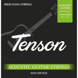Tenson Bronze .011-.052,Custom Light Set+ | Disalvatoremusicstore.it
