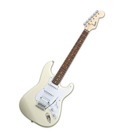 Bullet Stratocaster HSS Laurel Fingerboard Arctic White | Disalvato...